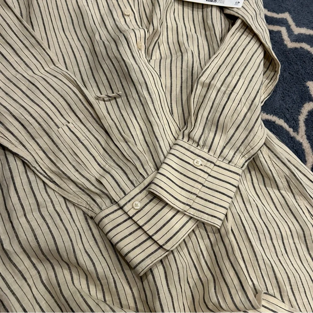 Arket wrap linen striped dress - Picture 9 of 16
